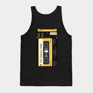 Yellow Black U2 Cassette Tape - Great Gift For U2 Lovers - Music Lovers Gift - Gift For Music Teacher Tank Top